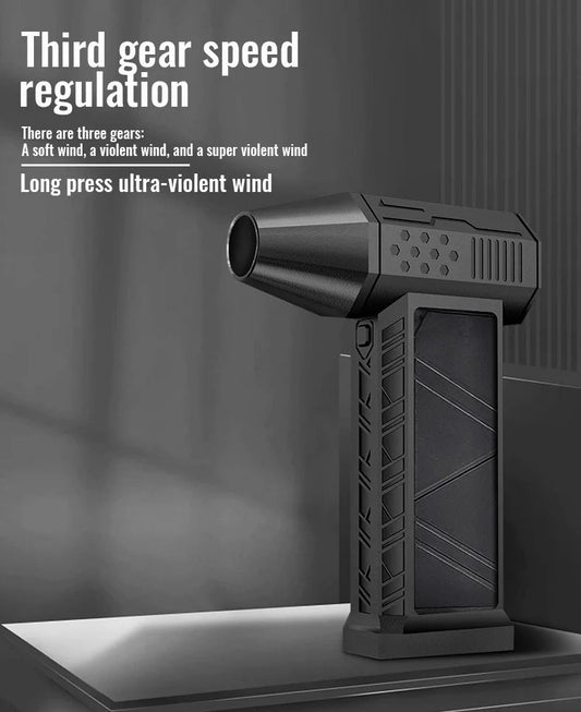 X3 130000RPM Turbofan High Power Jet Fan Air Duster Motor Variable Speed Dust Blower Brushless Cleaning Tool Handheld Air Blower Shopihood