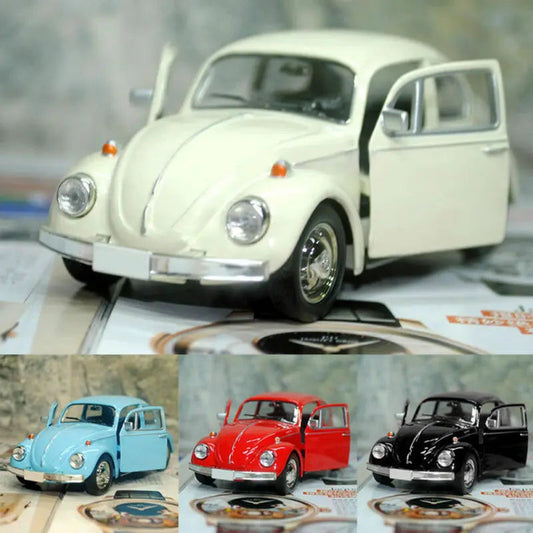 Vintage Beetle Diecast Pull Back Car Model Toy Children Gift Table Top Decor Cool Children Toy Decoration Cute Figurines Gift Shopihood