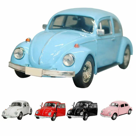 Vintage Beetle Diecast Pull Back Car Model Toy Children Gift Table Top Decor Cool Children Toy Decoration Cute Figurines Gift Shopihood