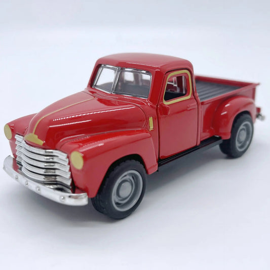 1:32 Classic Vintage Pickup Truck Model Toy Car Pull-Back Function Realistic Detail Design Collectible with Opening Doors Shopihood