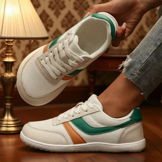 Women's Sneakers Barefoot Casual Wide Last Fashionable Canvas Flat Board Shoe 2025 New Wide Toe Breathable Mesh Running Shoes Shopihood